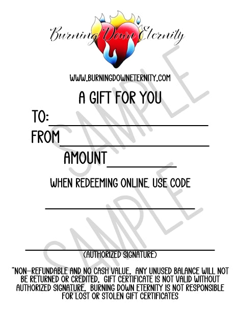 Gift Certificate