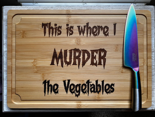 Bambo Board {Murder Vegtables}