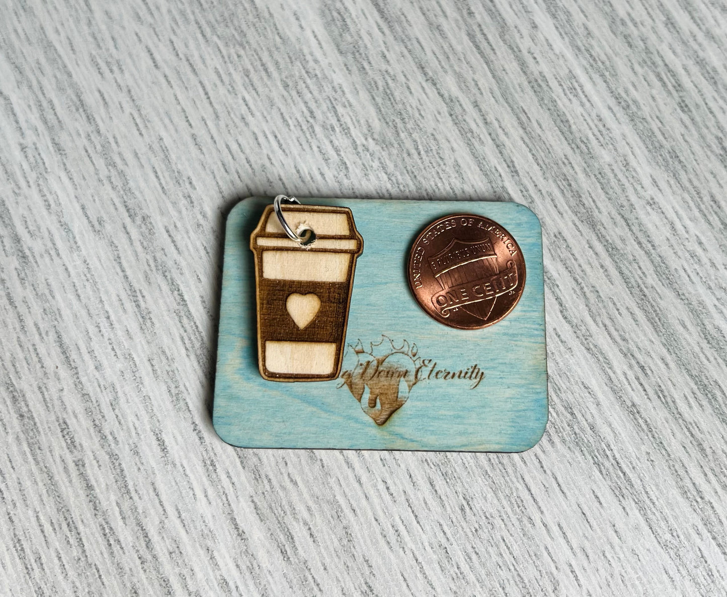 Wood Charm {Coffee}