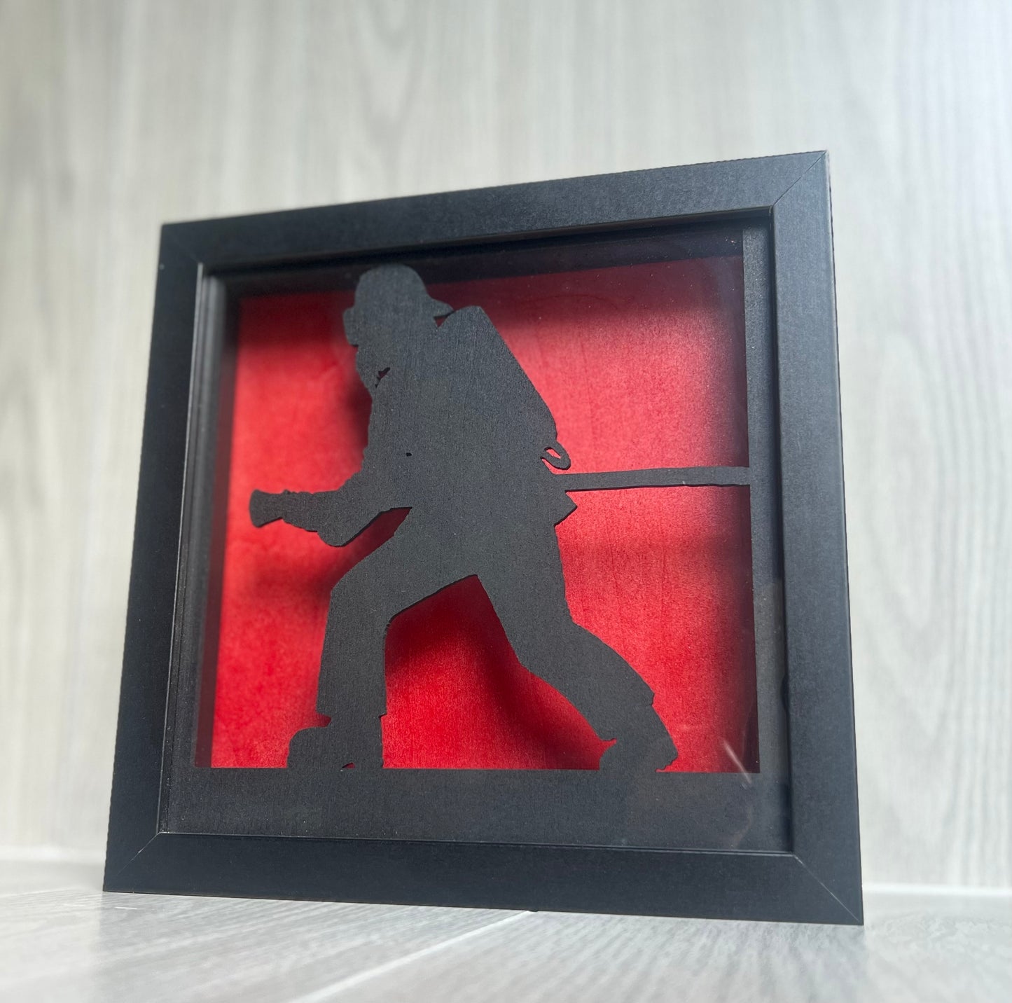 Shadowbox Nightlight {Firefighter}