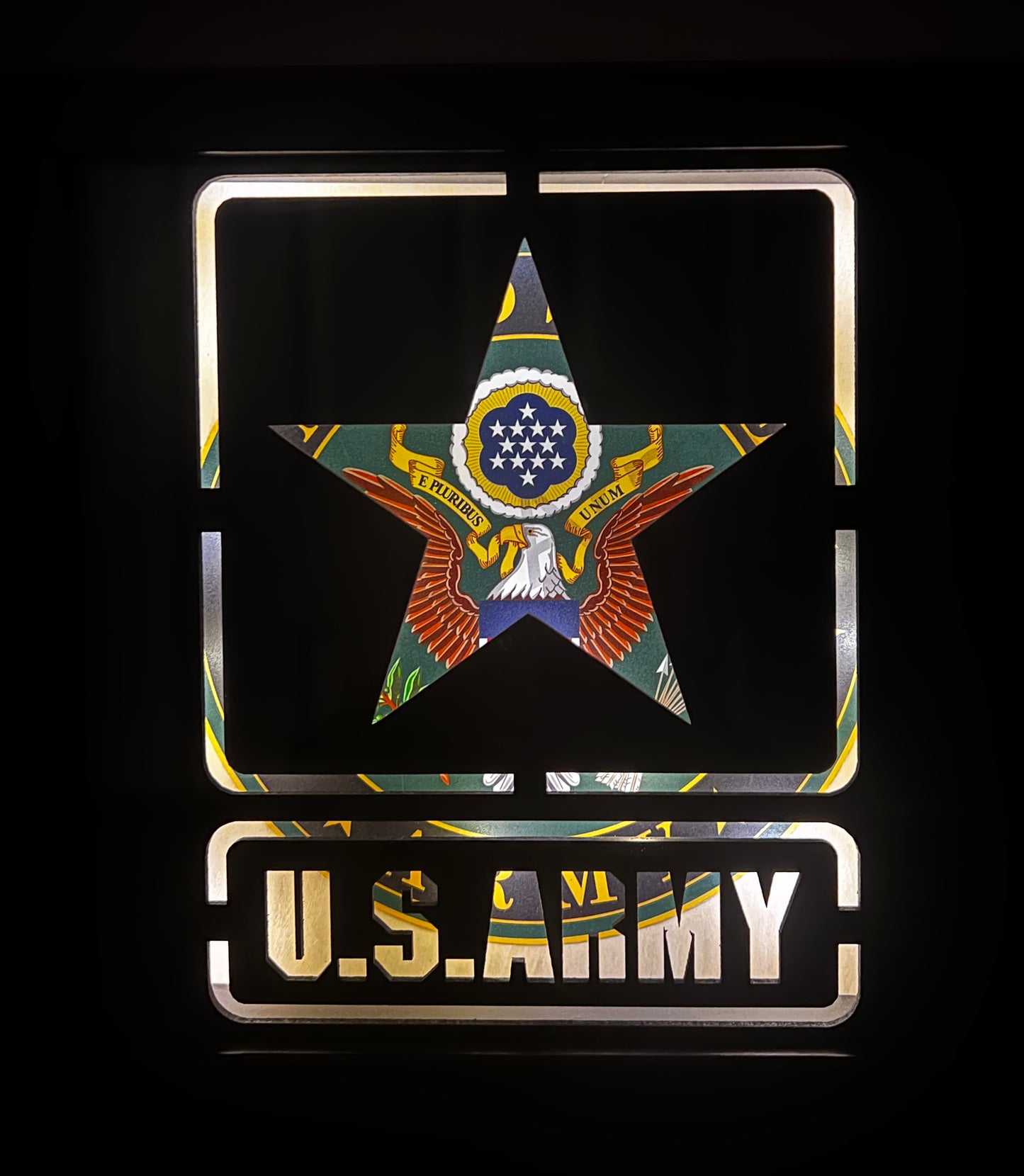 Shadowbox Nightlight {Military}