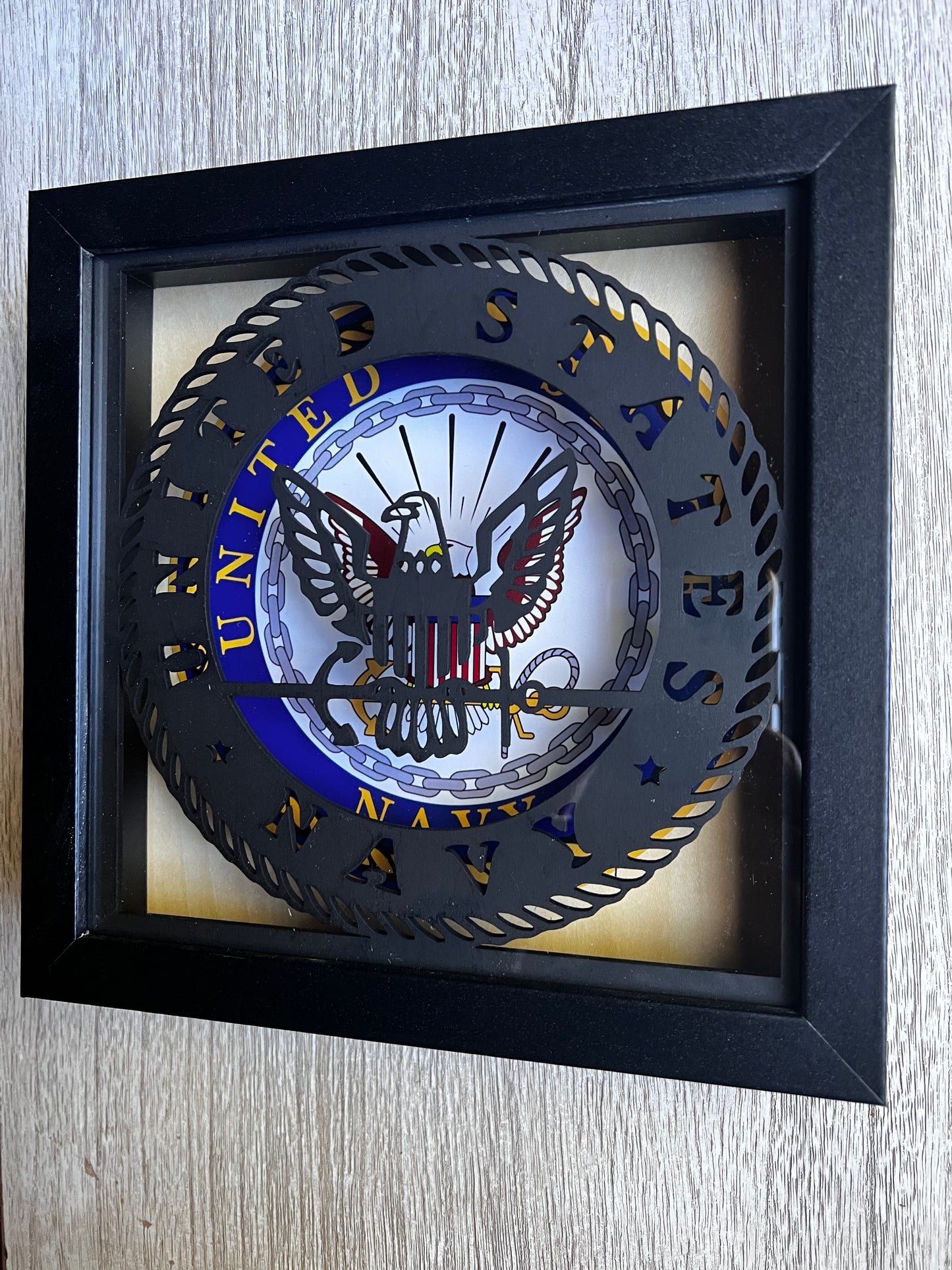 Shadowbox Nightlight {Military}