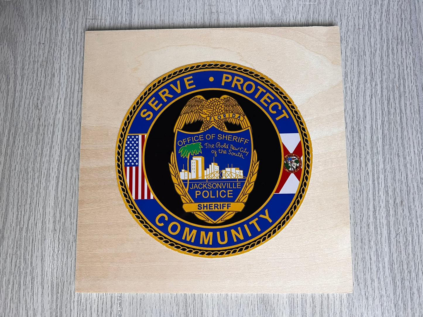 Shadowbox Nightlight {Jacksonville Sheriffs Office}
