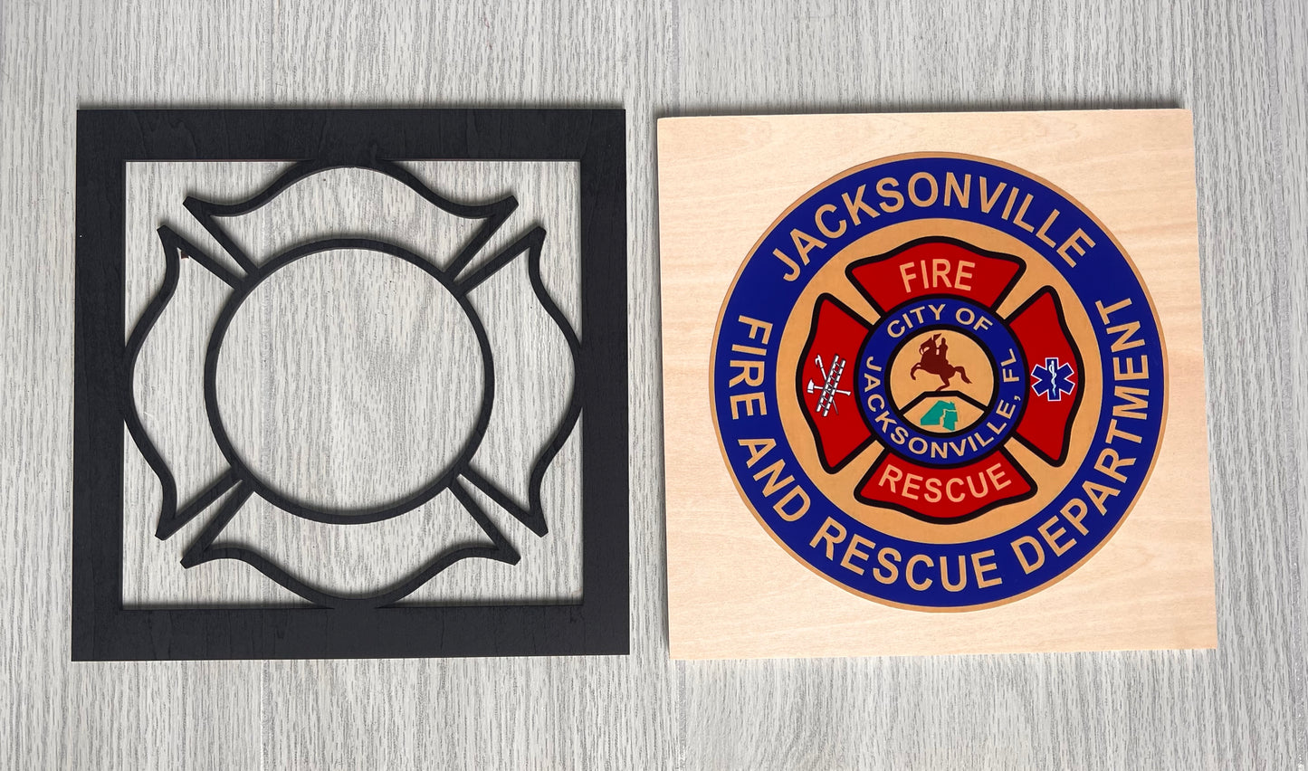 Shadowbox Nightlight {Jacksonville Fire and Rescue}