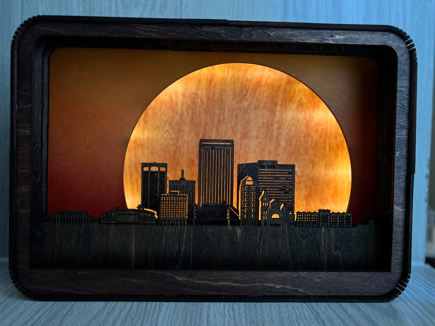 SceneBox Nightlight {Jacksonville, FL Skyline}
