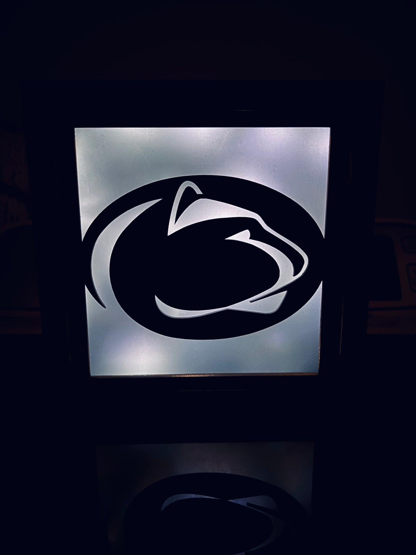 Shadowbox Nightlight (Nittany Lion}