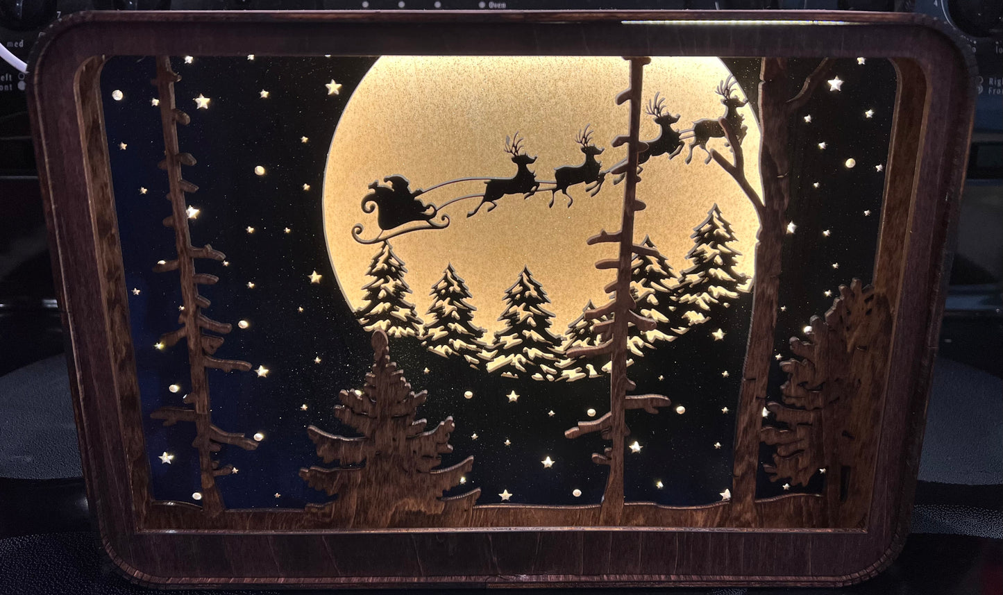 SceneBox Nightlight {Christmas Night}