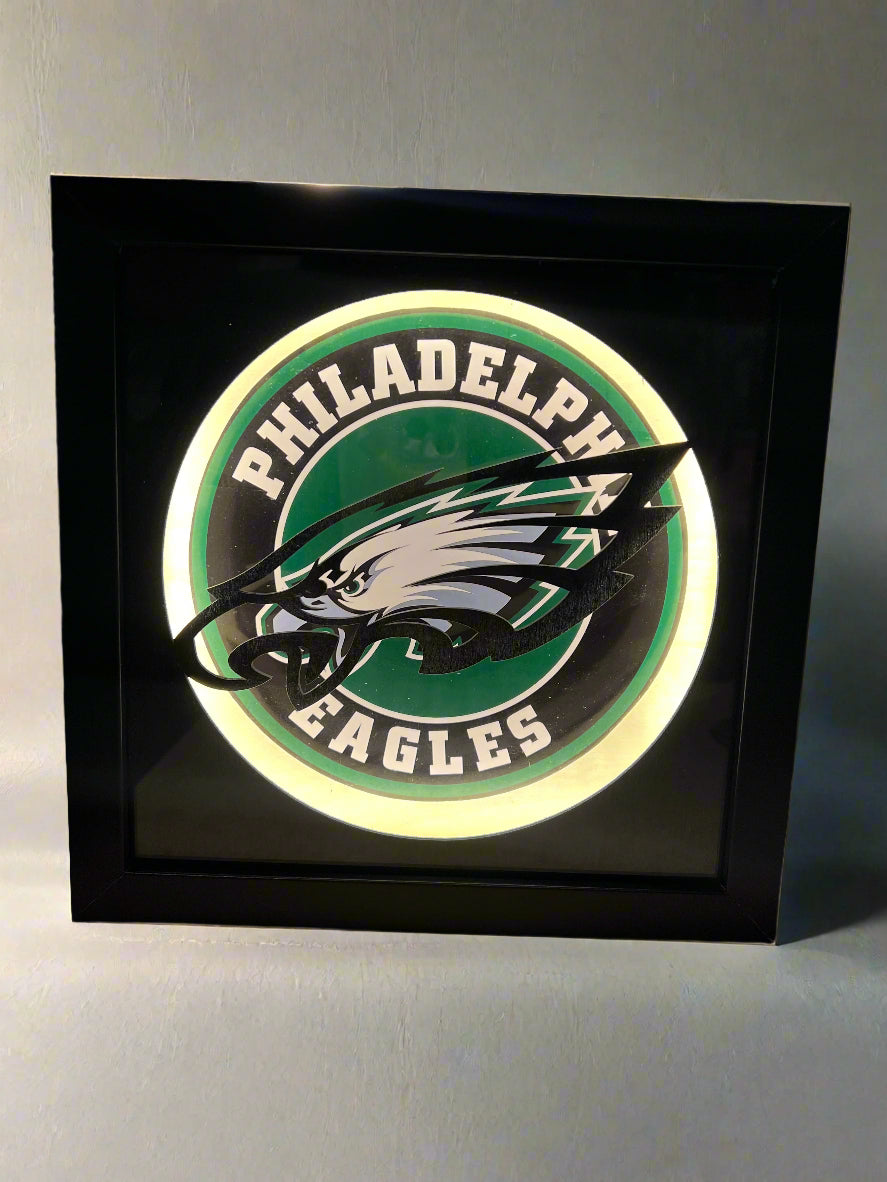 Shadowbox Nightlight {Eagles )