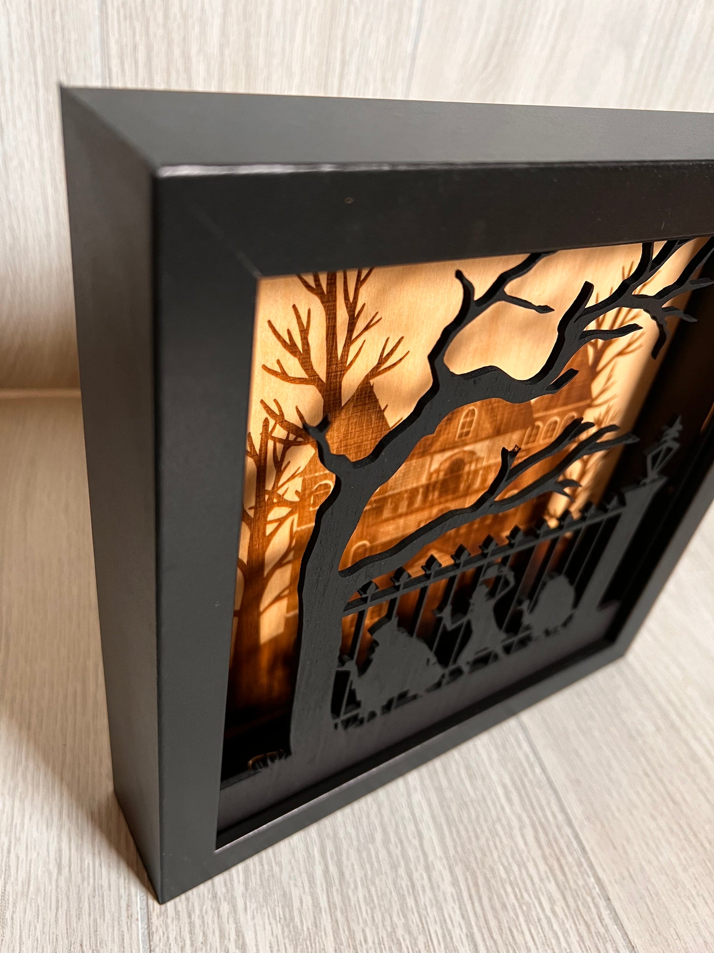 Shadowbox Nightlight {Hitchhiking Ghosts}