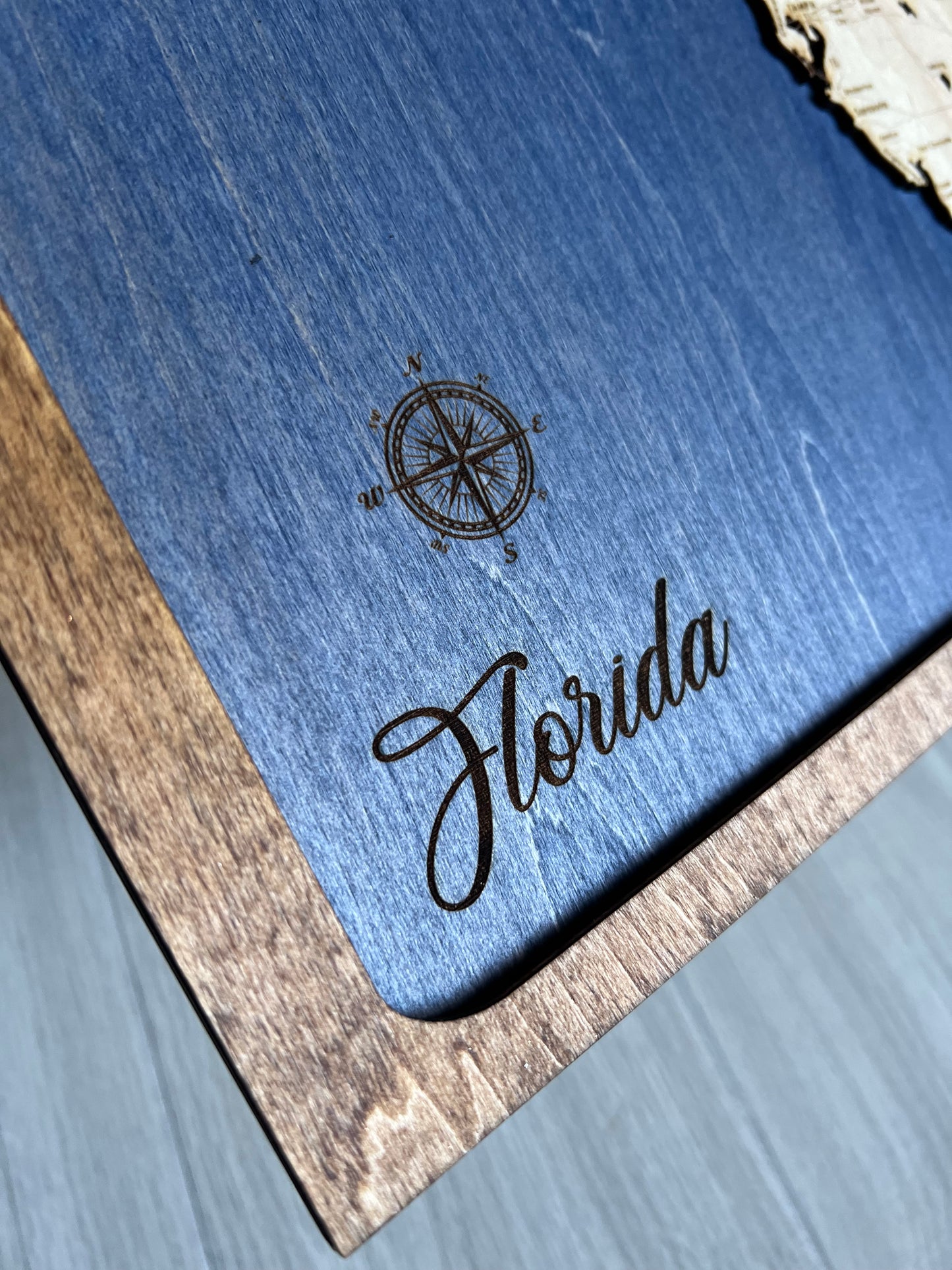 Florida Layered Map ~Blue~