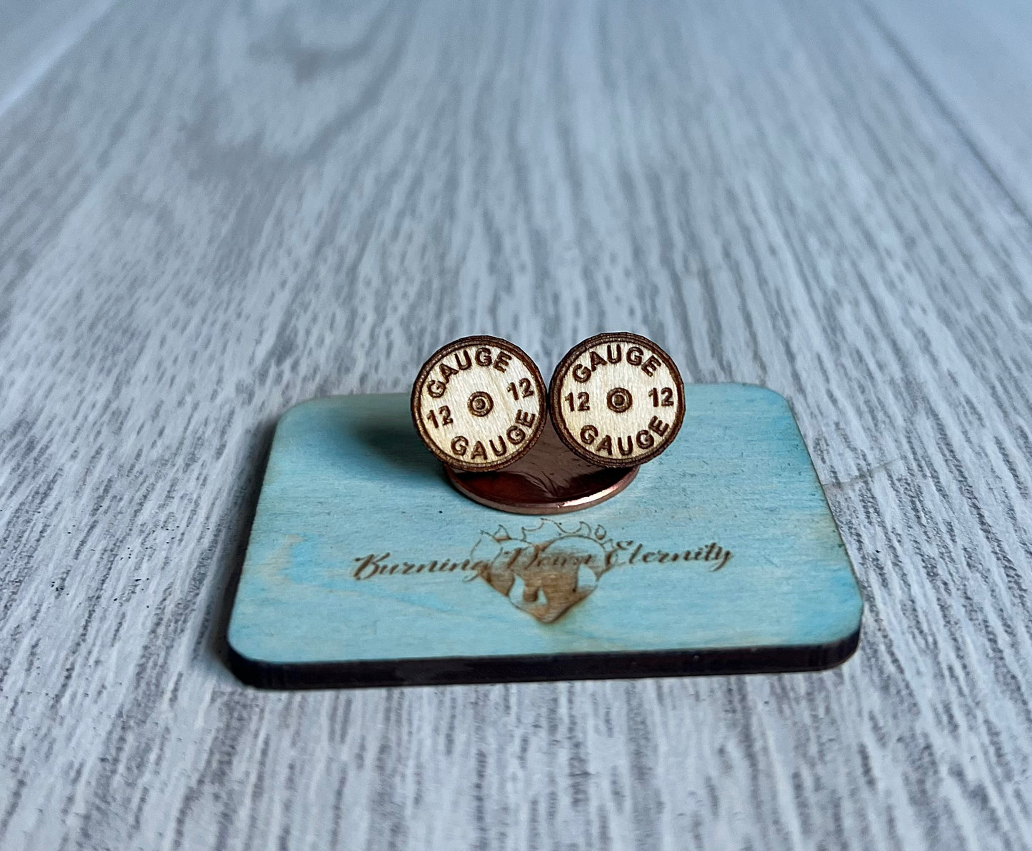 Wood Earrings {12 gauge}