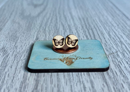 Wood Earrings {Butterfly}