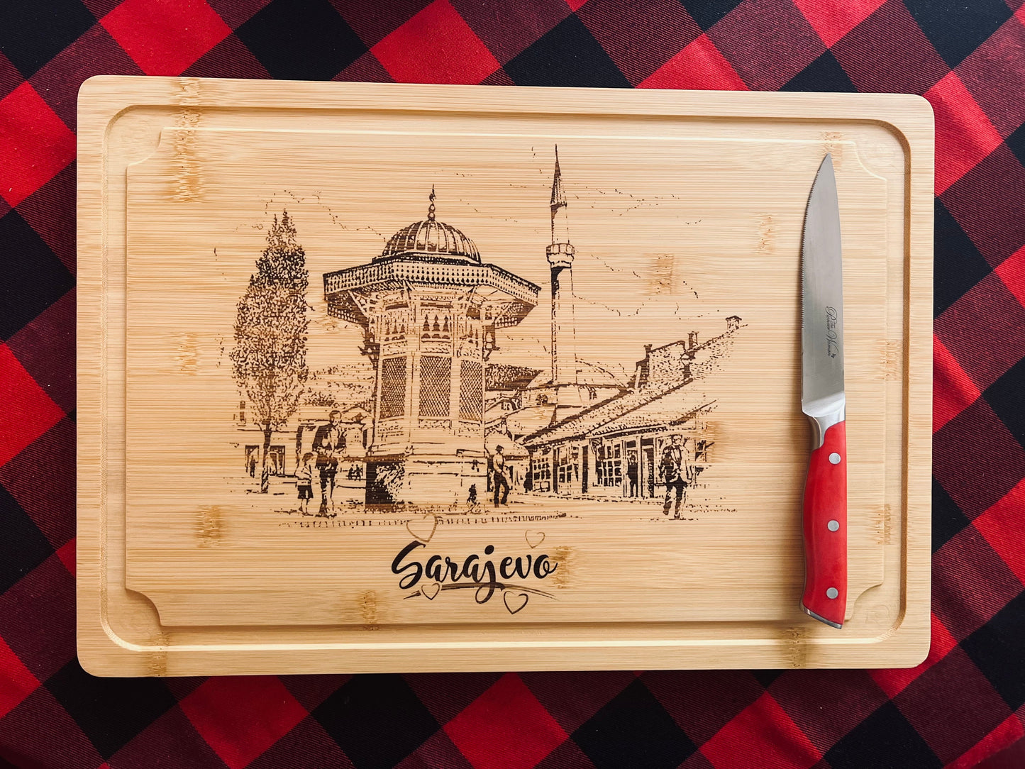 Bamboo Serving Board {Sarajevo, Bosnia}