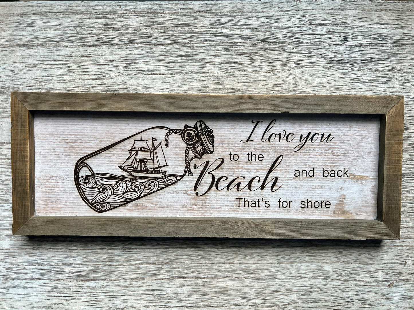 Wood Sign {Beach n Back}