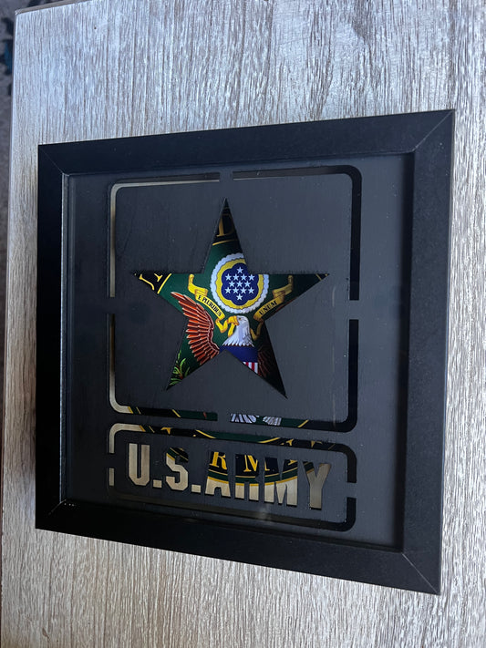 Shadowbox Nightlight {Military}