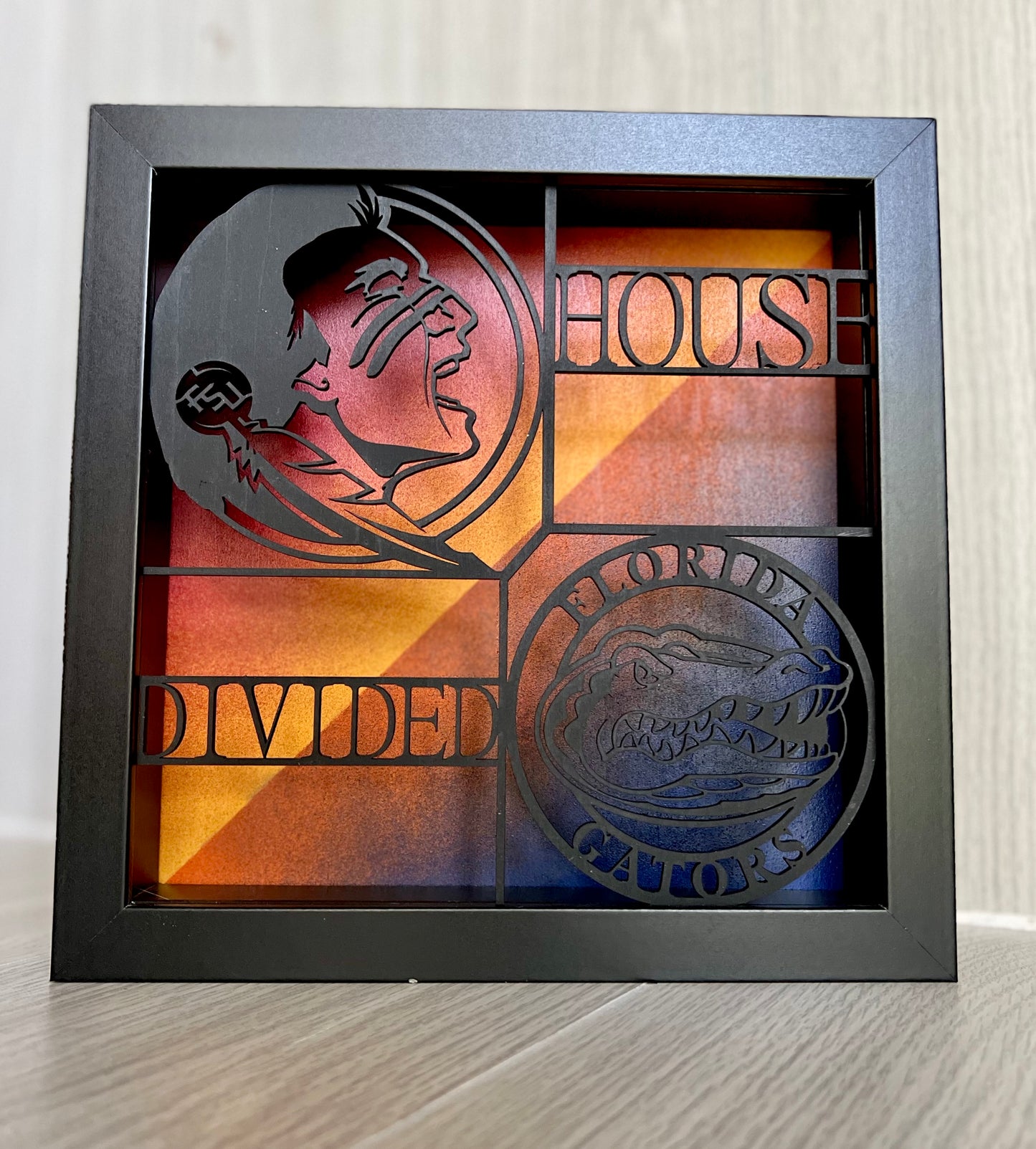 Shadowbox Nightlight {House Divided )