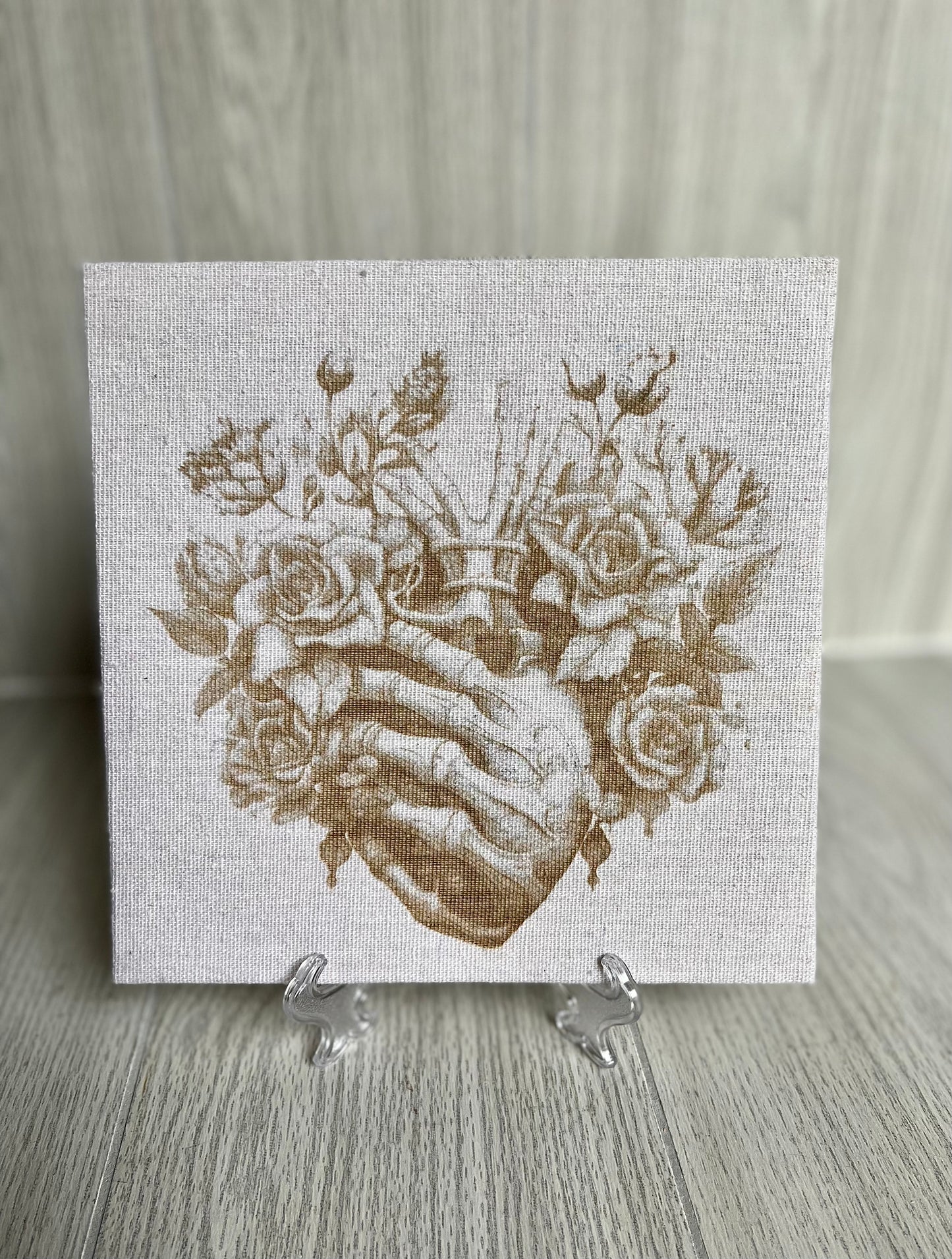 Engraved Fabric Art